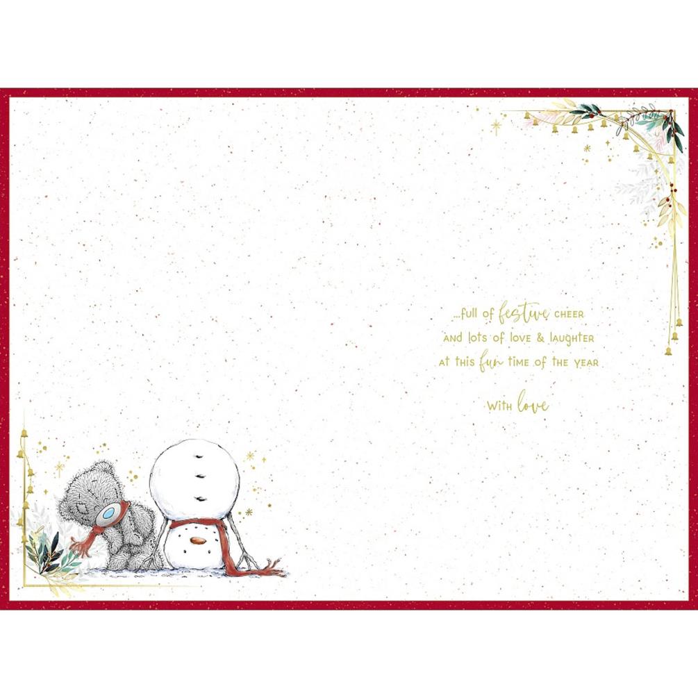 Amazing Daddy Me to You Bear Christmas Card Extra Image 1